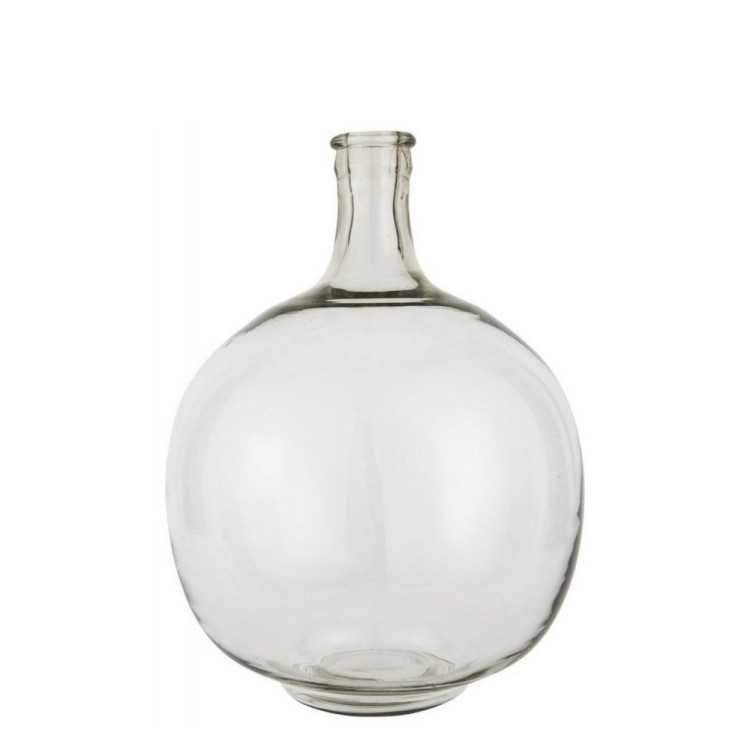 LADY JOAN VASE IN BLOWN GLASS Ã˜31 CM CLEAR