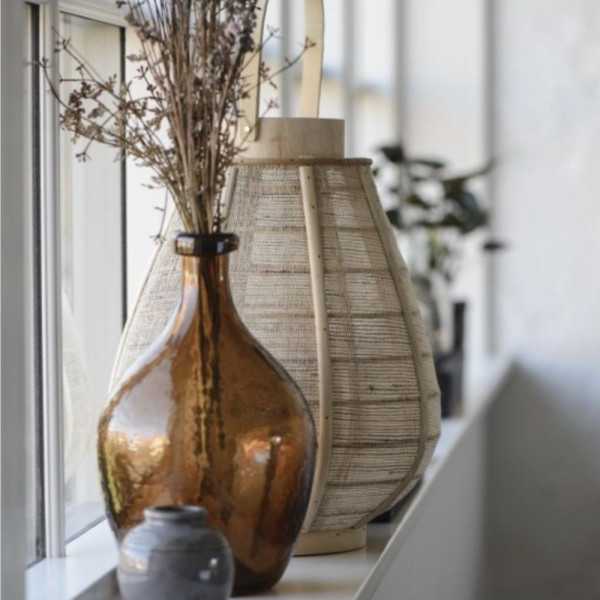 LADY JEANNE VASE IN BLOWN GLASS Ã˜28...