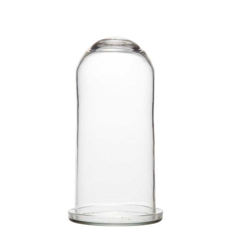 CLOCHE SUR SOCLE BELLA M VERRE TRANSPARENT
