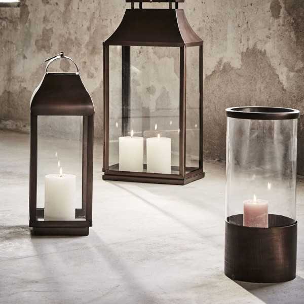 LANTERNE MINSK DIA20 X H47 CM CUIVRE