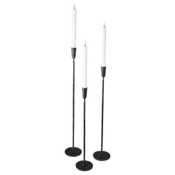 CANDLEHOLDER THOR XL Ø12XH70 CM BLACK...