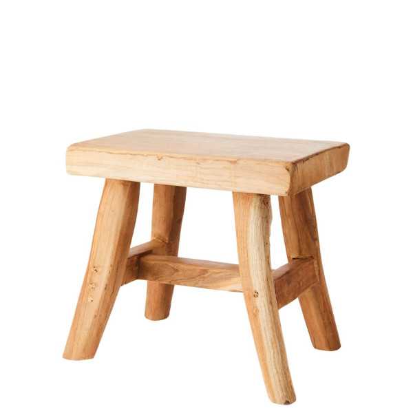 PALLE STOOL Ø30X31 CM NATURAL WOOD