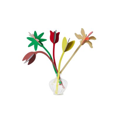 BOUQUET DE FLEURS 3D CARTON BLOOMING ABUNDANCE