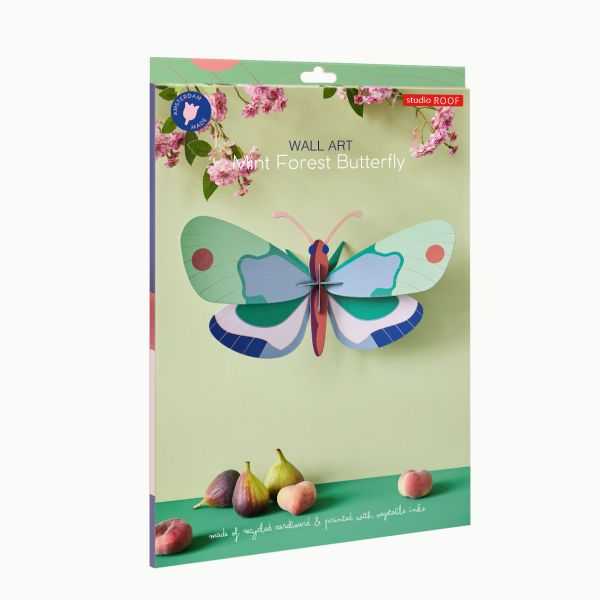 MINT FOREST BUTTERFLY 3D BUTTERFLY WALL DECORATION