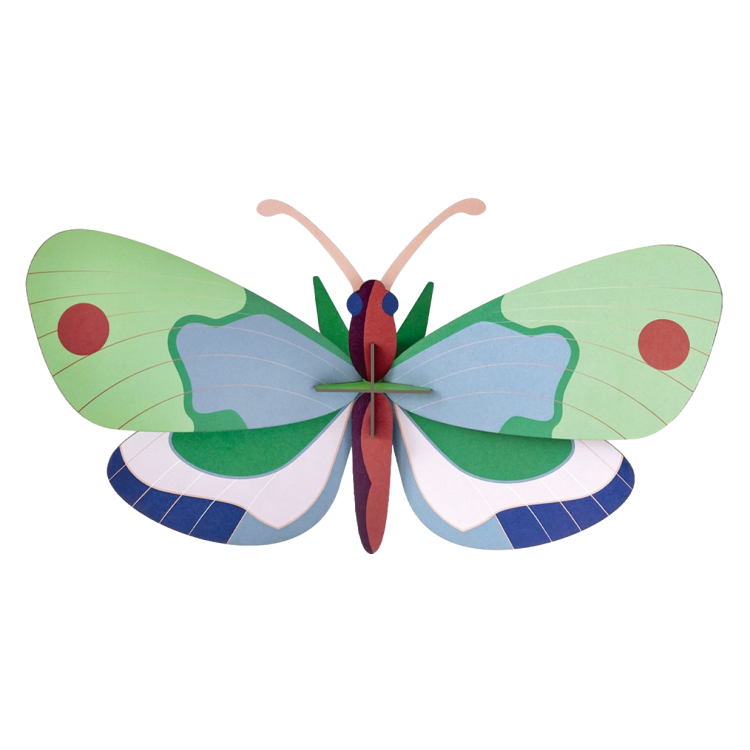 DECORAÇÃO DE PAREDE DE BORBOLETAS 3D MENTA FLORESTA DE BORBOLETA