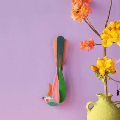 DECORATION MURALE 3D PARADISE BIRD OAHU 2