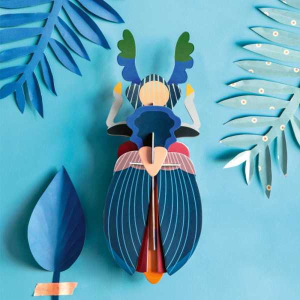 DECORAÇÃO DE PAREDE 3D BESOURO JAPONÊS