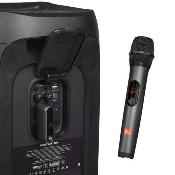 SET DE 2 MICRO + RECEPTEURS SANS FIL NOIR