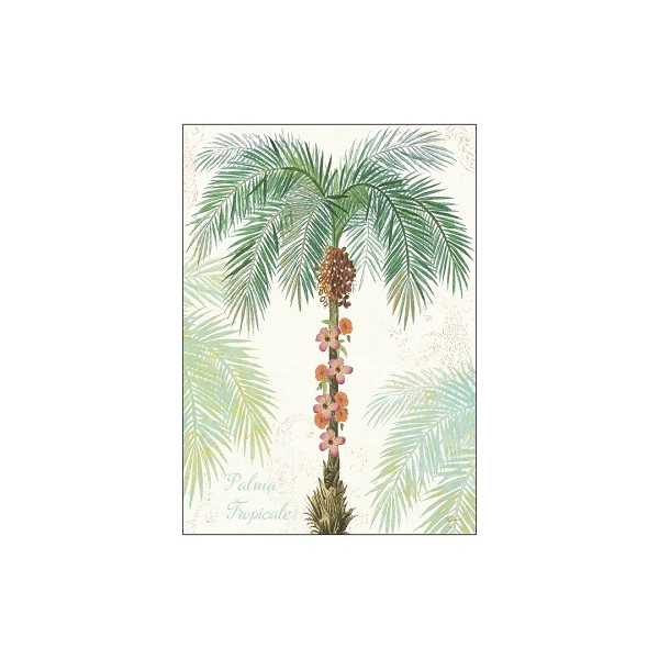 POSTER WILD APPLE FLAMINGO TROPICALE...