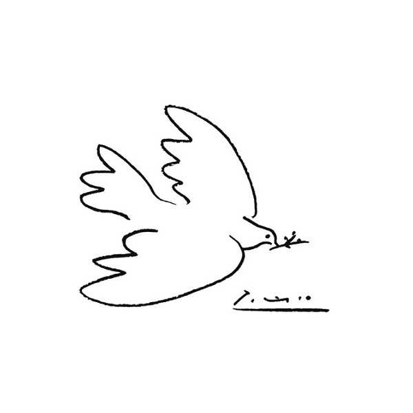 PEACE DOVE POSTER 30 X 40 CM