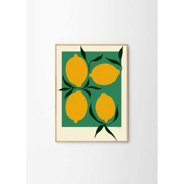 GREEN LEMON POSTER 50 X 70 CM