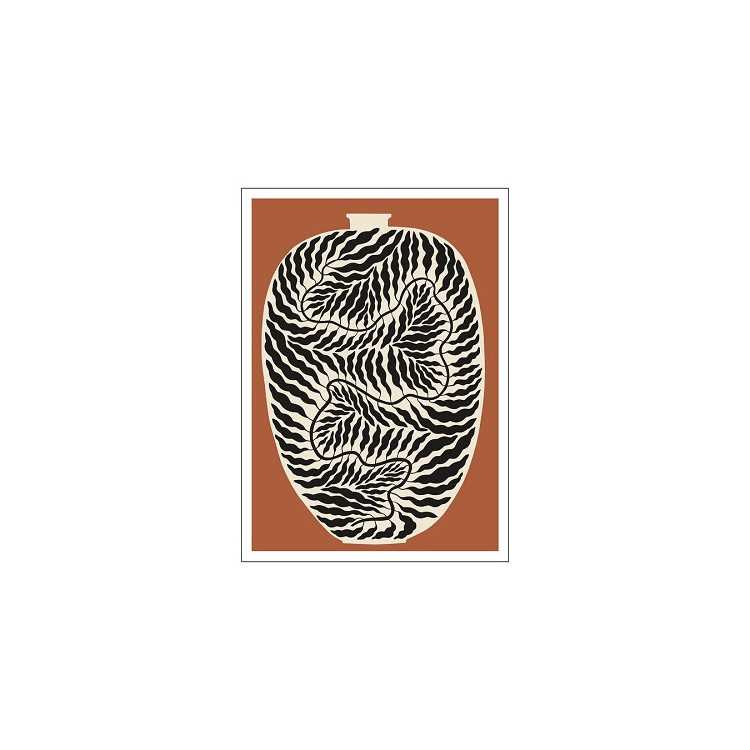 POSTER URN TERRACOTTA 50 X 70 CM LINNEA AND ERS SON