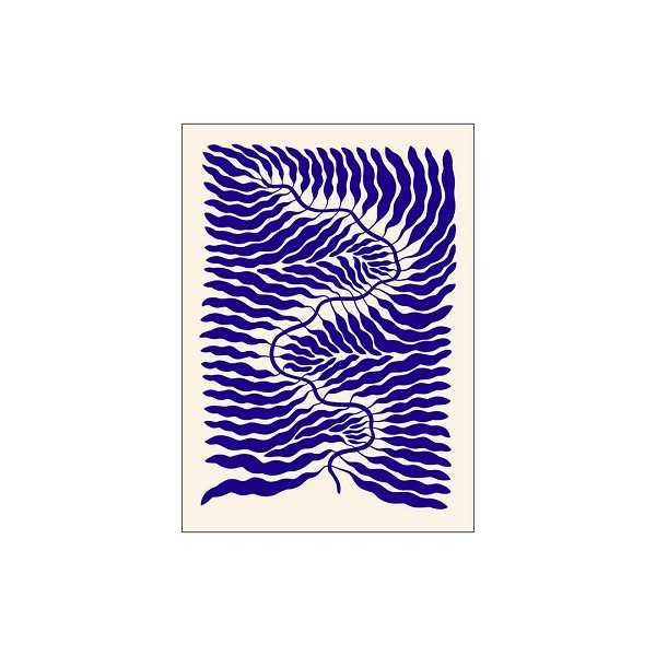 PÔSTER PEQUENO AZUL 50 X 70 CM CM...