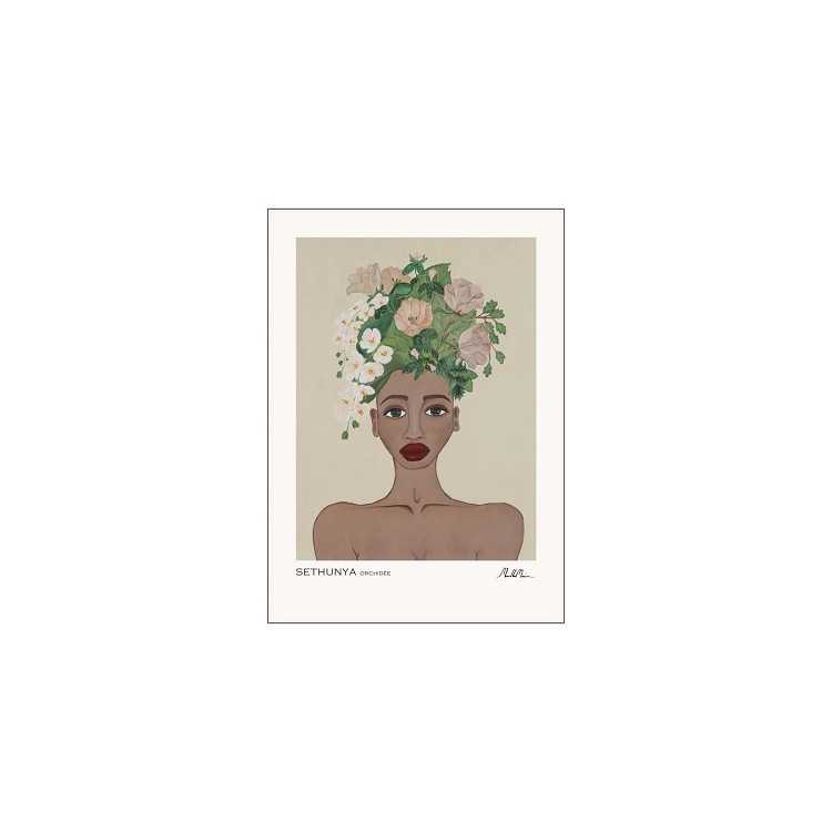 PÔSTER ORQUÍDEA SETHUNYA 30 X 40 CM MORAIS ARTWORKS