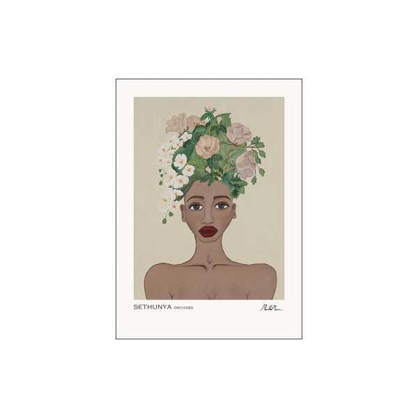 POSTER SETHUNYA ORCHIDEE 30 X 40 CM...