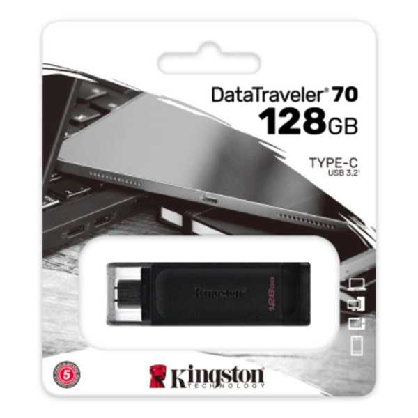CLE USB-C FLASH 128 GO 3.2 GEN1 DATA TRAVELER 70