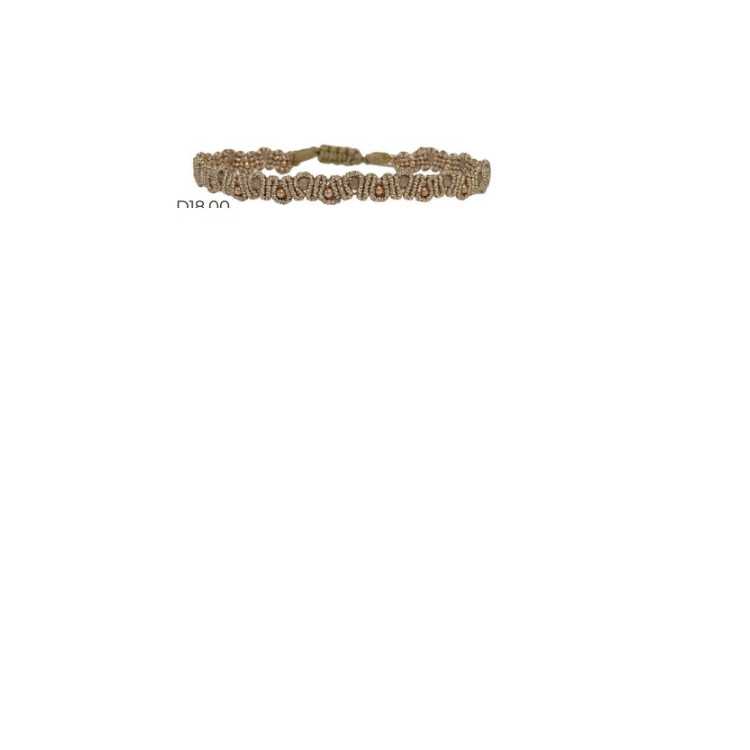 ZAHARA BRACELET 05 MOONSTONES CHOCOLATE ROSE GOLD