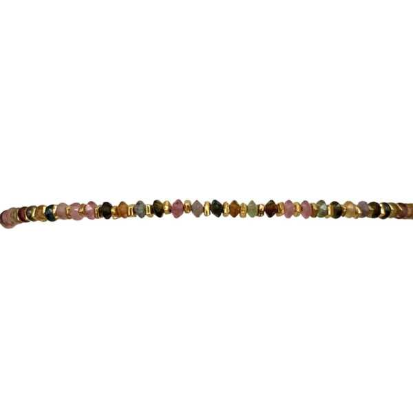 BRACELET VIOLET 6 PIERRES DE SOLEIL PECHE PERLES VERMEIL