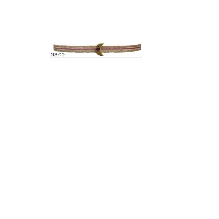 MOON BRACELET TONES ROSE GOLD VERMEIL AND PINK...