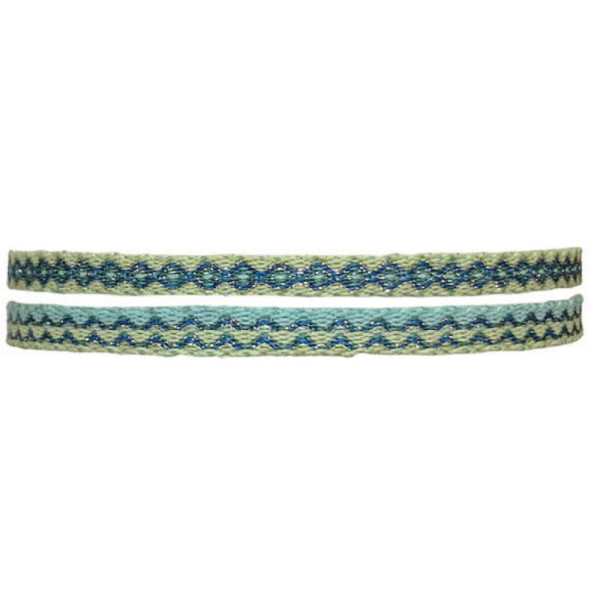 LOT MT40 SPARKLE TISSE À LA MAIN TONS BLEU ET VERT