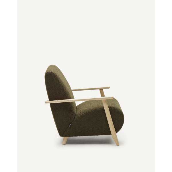 POLTRONA MEGHAN BOUCLETTE VERDE E...