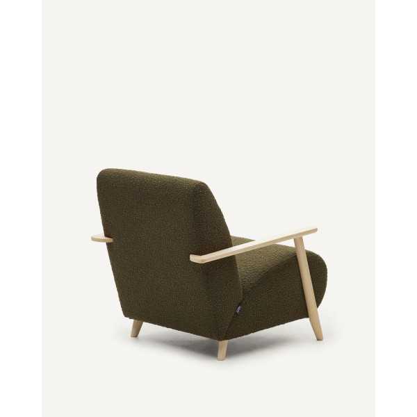 POLTRONA MEGHAN BOUCLETTE VERDE E...
