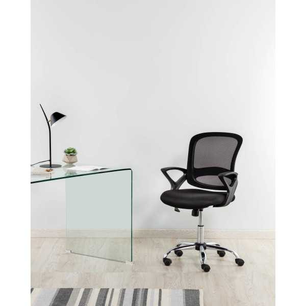 BUREAU BURANO 125 X 70 CM EN VERRE