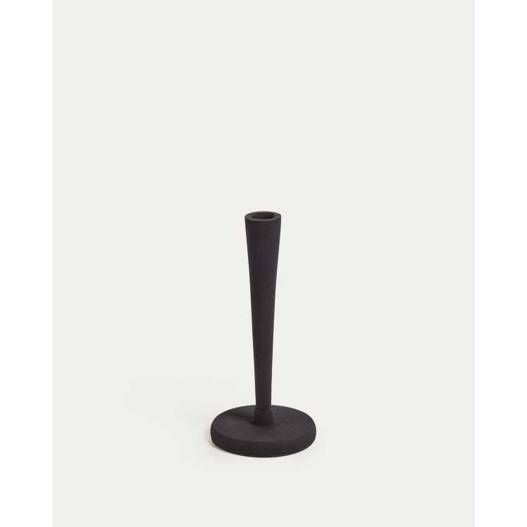 ELSIA SMALL CANDLEHOLDER IN BLACK METAL