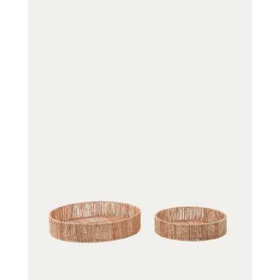 LOT ESTIBALIS DE 2 PLATEAUX...