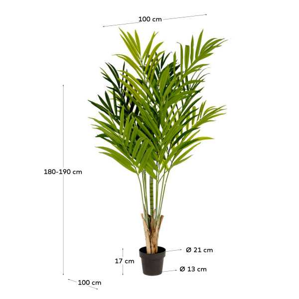 PLANTA ARTIFICIAL PALMERA 170 CM EM BAMBU