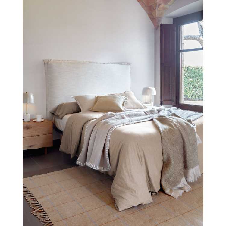 TETE DE LIT DEHOUSSABLE TANIT LIN 160 CM