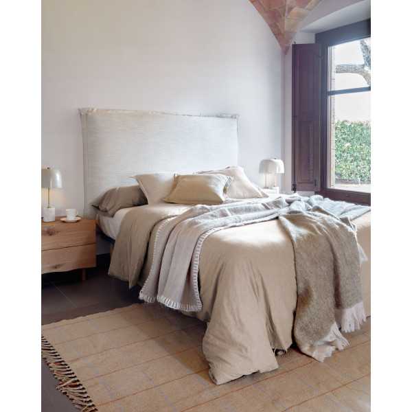 TETE DE LIT DEHOUSSABLE TANIT LIN 160 CM