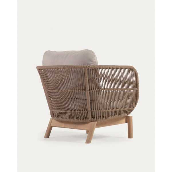 CATALINA ARMCHAIR IN BEIGE ROPE AND...