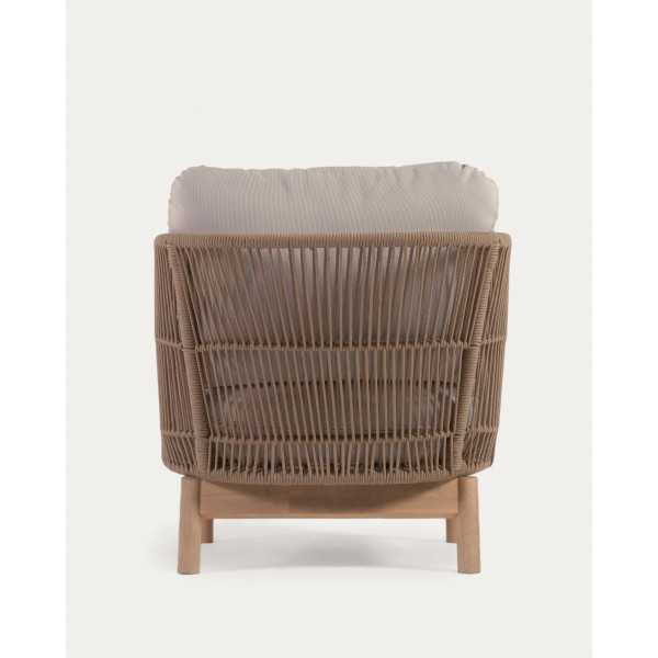 CATALINA ARMCHAIR IN BEIGE ROPE AND...