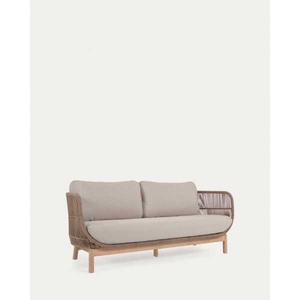 CATALINA 3-SEATER SOFA IN BEIGE ROPE...