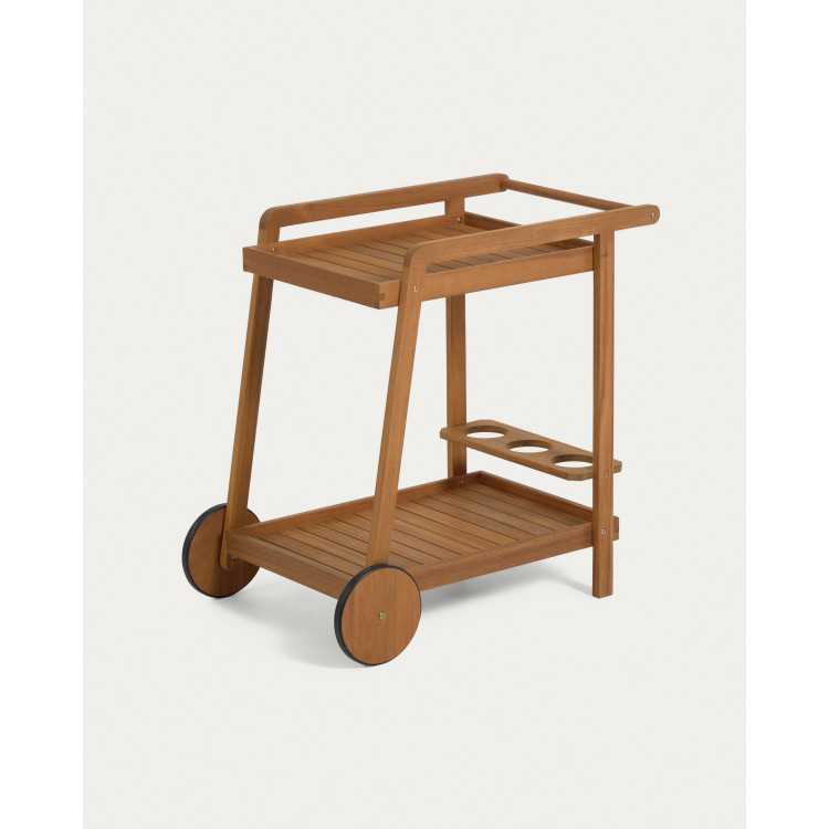 FELISA SOLID ACACIA WOOD TROLLEY