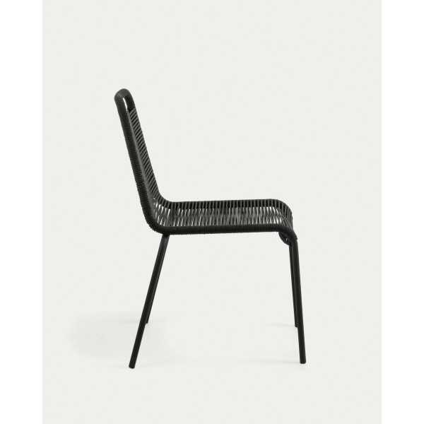 LAMBTON CHAIR IN BLACK ROPE AND BLACK...