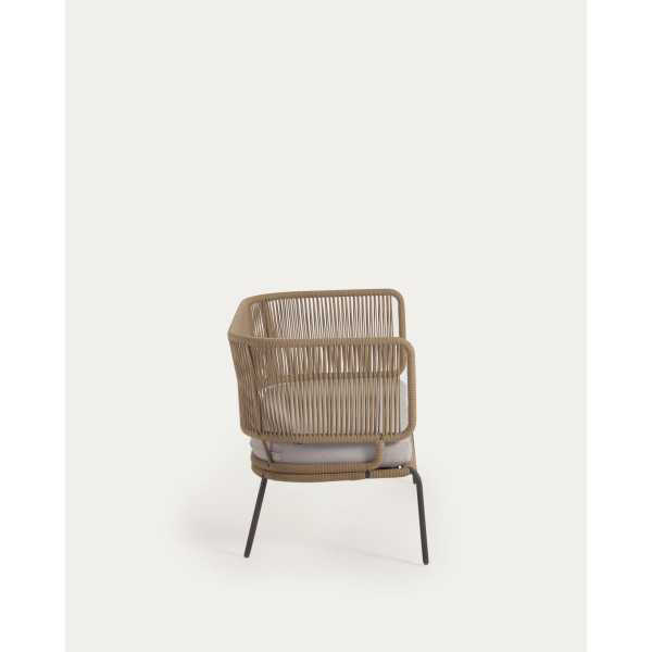 NADIN 2-SEATER SOFA IN BEIGE ROPE AND...