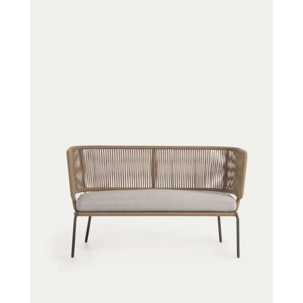 NADIN 2-SEATER SOFA IN BEIGE ROPE AND...