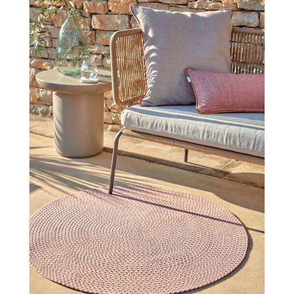 NADIN 2-SEATER SOFA IN BEIGE ROPE AND...