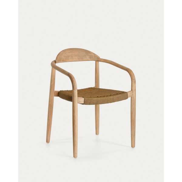 NINA CHAIR IN SOLID ACACIA WOOD AND...