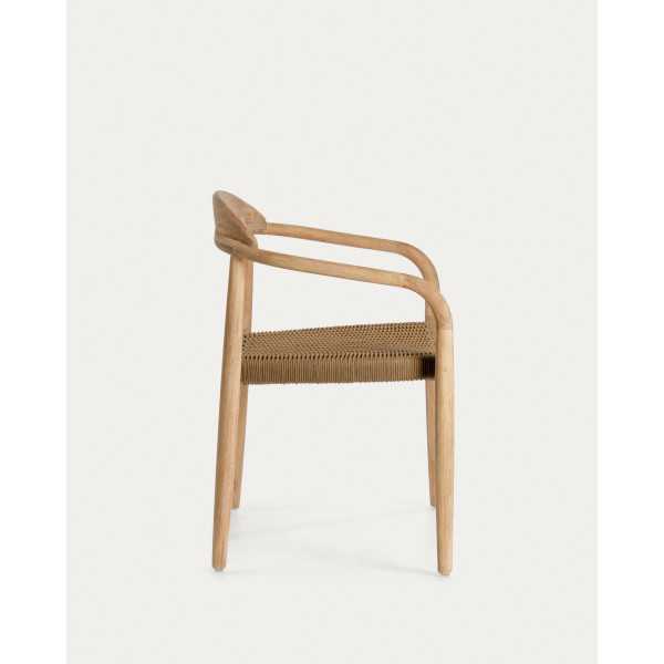 NINA CHAIR IN SOLID ACACIA WOOD AND...