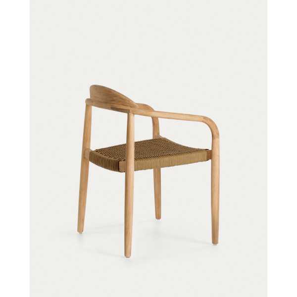 NINA CHAIR IN SOLID ACACIA WOOD AND...