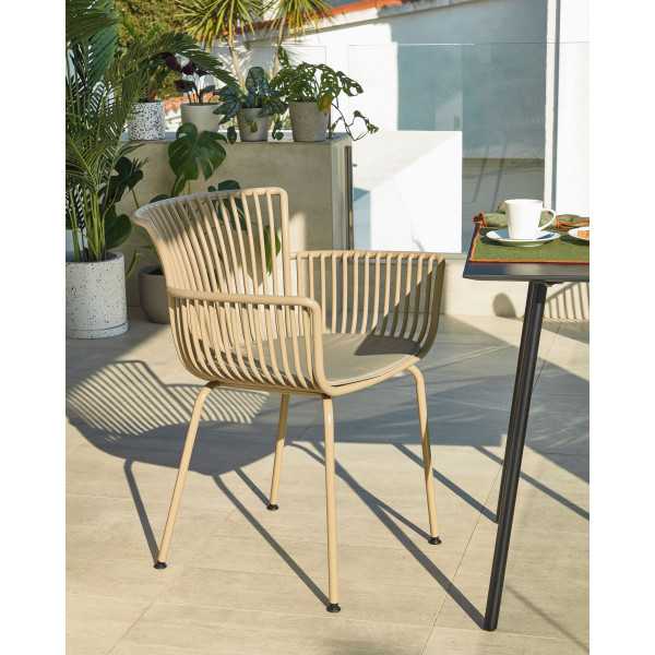 CHAISE DE JARDIN SURPIKA BEIGE