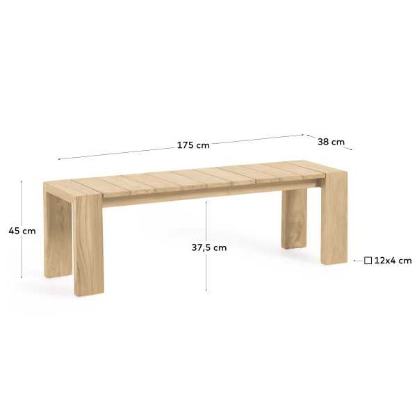 BANCO DE JARDIM VICTOIRE 175 CM DE...