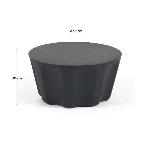 VILANDRA ROUND OUTDOOR COFFEE TABLE...