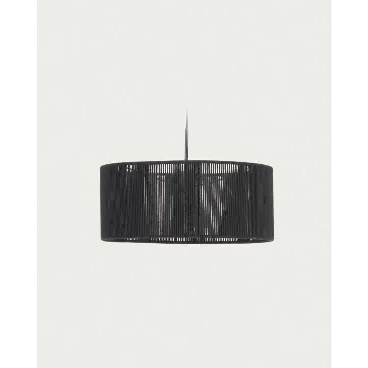 ABAT-JOUR POUR SUSPENSION CANTIA DIAMETRE 47 CM COTON NOIR