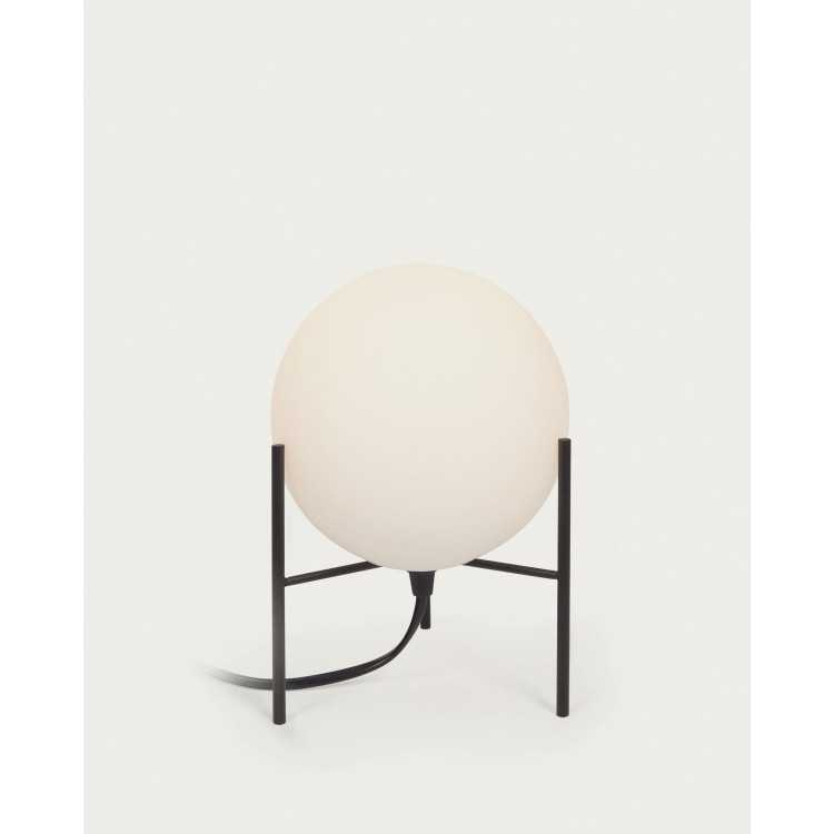 LAMPE DE TABLE SEINE EN ACIER FINITION NOIR
