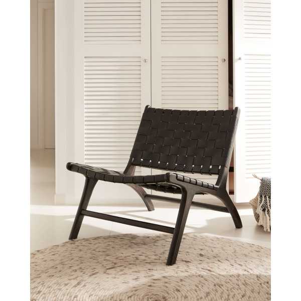 CALIXTA BLACK ARMCHAIR