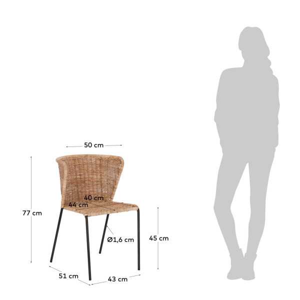 CADEIRA FANTINE RATTAN